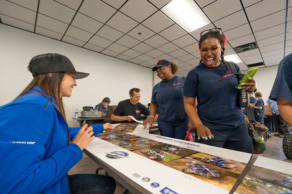 YFZ450R’s Legacy and Racing Champions Honored at  U.S. Manufacturing Facility image