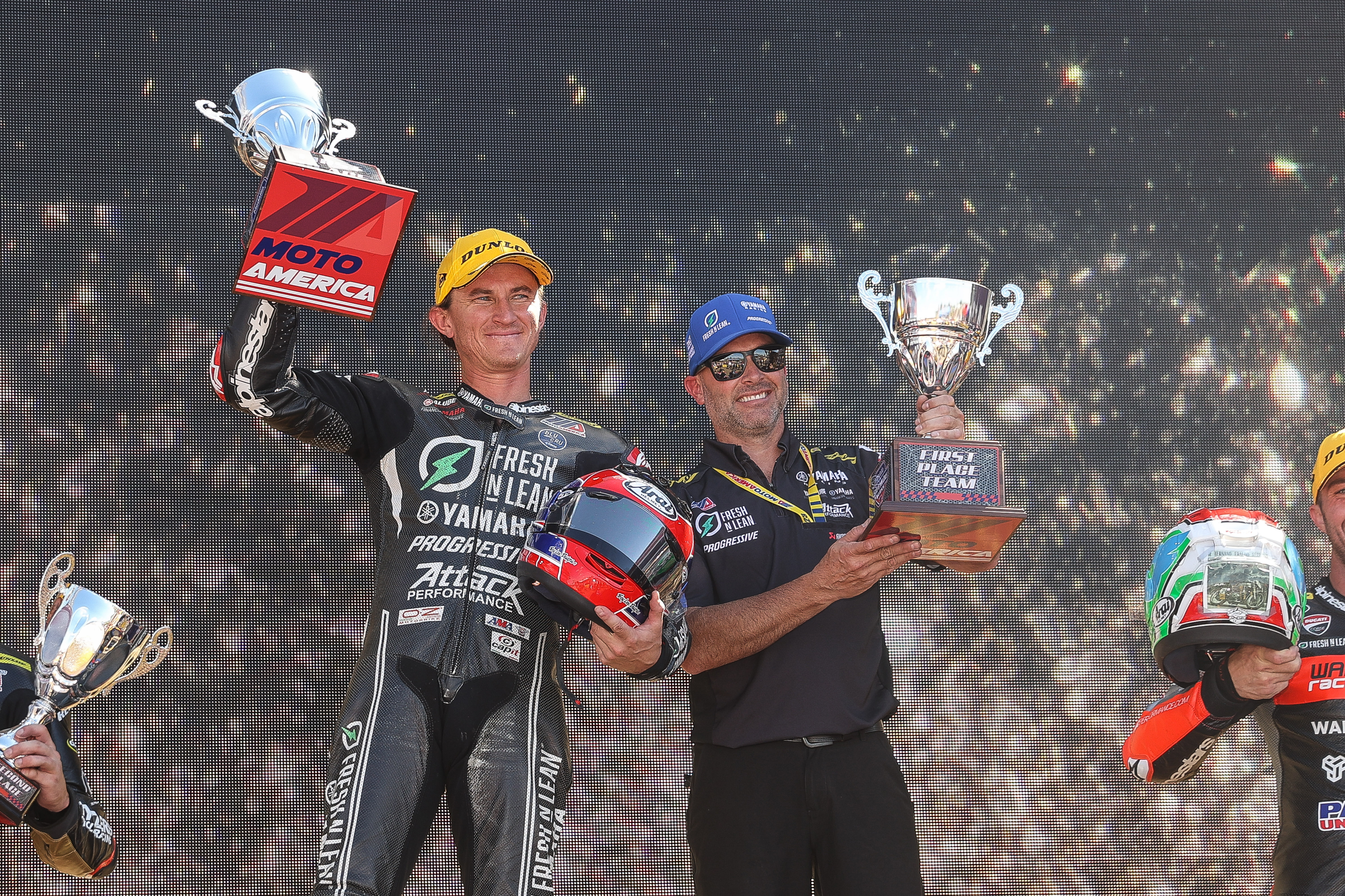 Fresh N Lean Progressive Yamaha Racing’s Jake Gagne scores 35th MotoAmerica
Superbike victory in Race 1 at Brainerd International Raceway