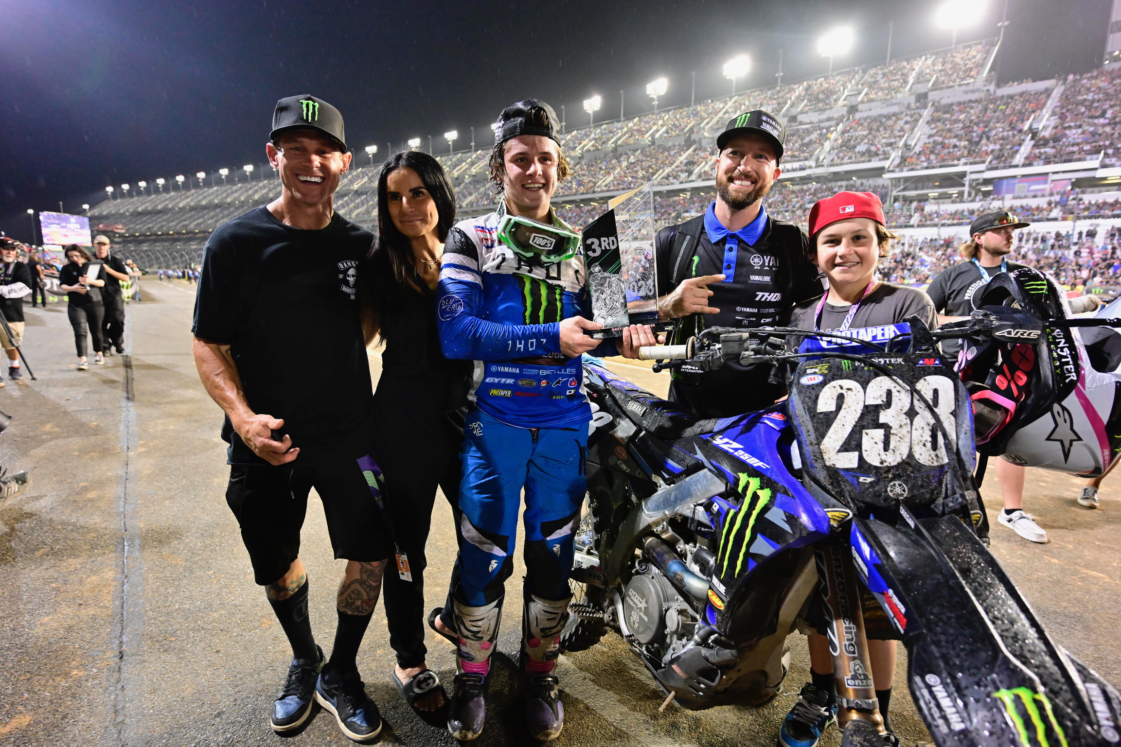 Monster Energy Yamaha Star Racing’s Haiden Deegan captures first career podium at the Daytona International Speedway