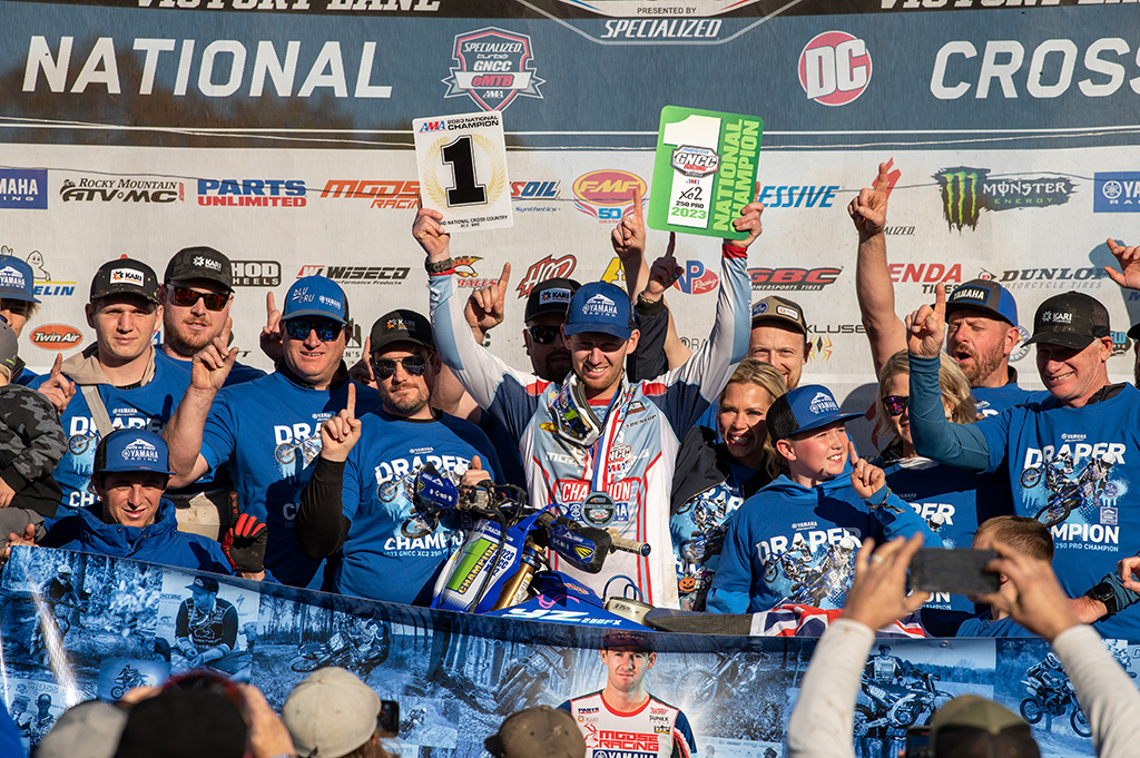 Draper Secures XC2 Championship at The Yamaha Racing Ironman GNCC image