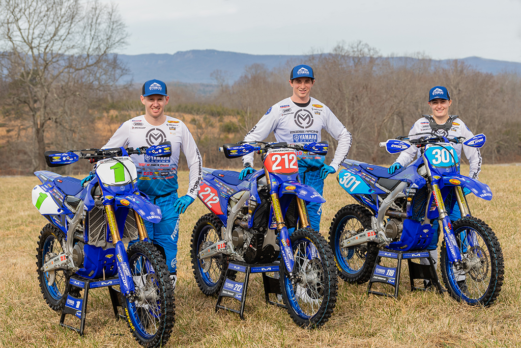 Ricky Russell and defending GNCC XC2 Champion Liam Draper return for 2024, with motocrosser Jordan Jarvis joining the team to compete for top honors in WXC