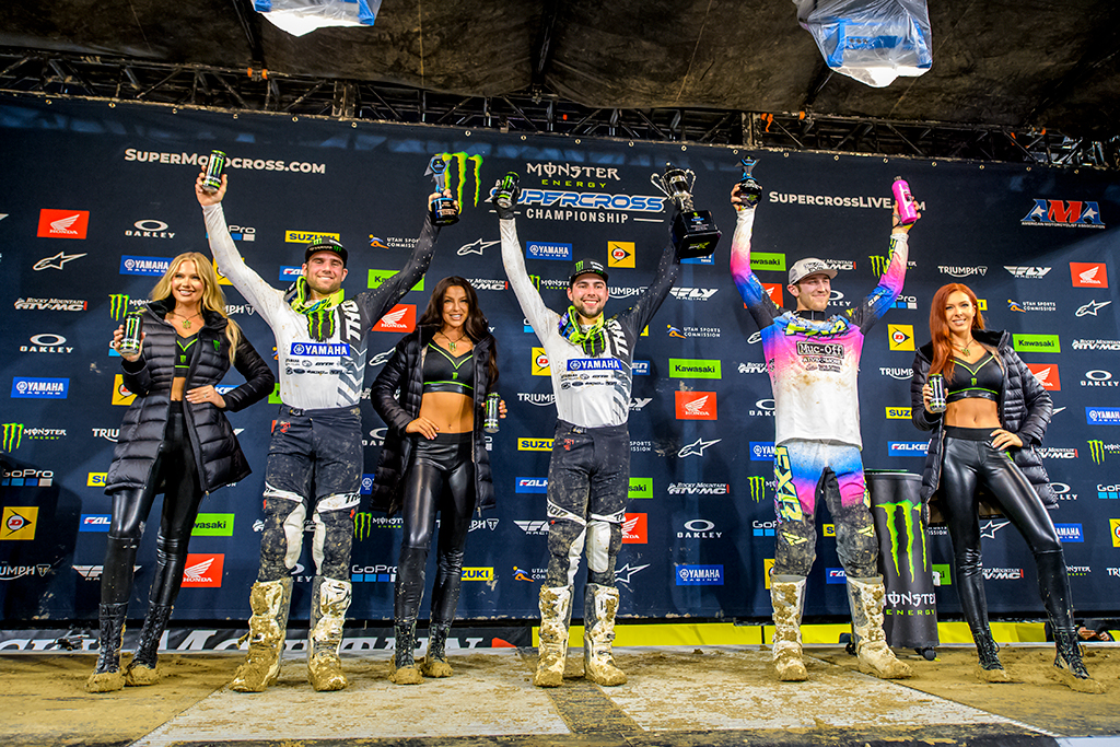 Thrasher Heads All-Yamaha 250 Podium at San Diego Supercross  image