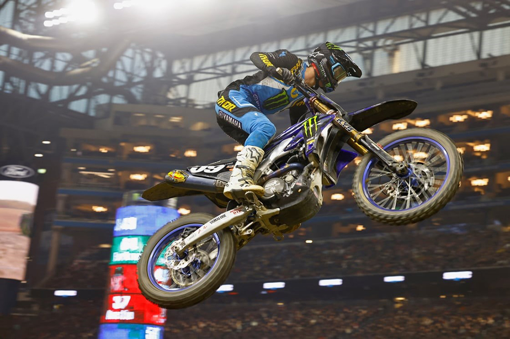 Monster Energy Yamaha Star Racing’s Daxton Bennick kicks off rookie Monster Energy AMA Supercross season with a podium finish in Detroit