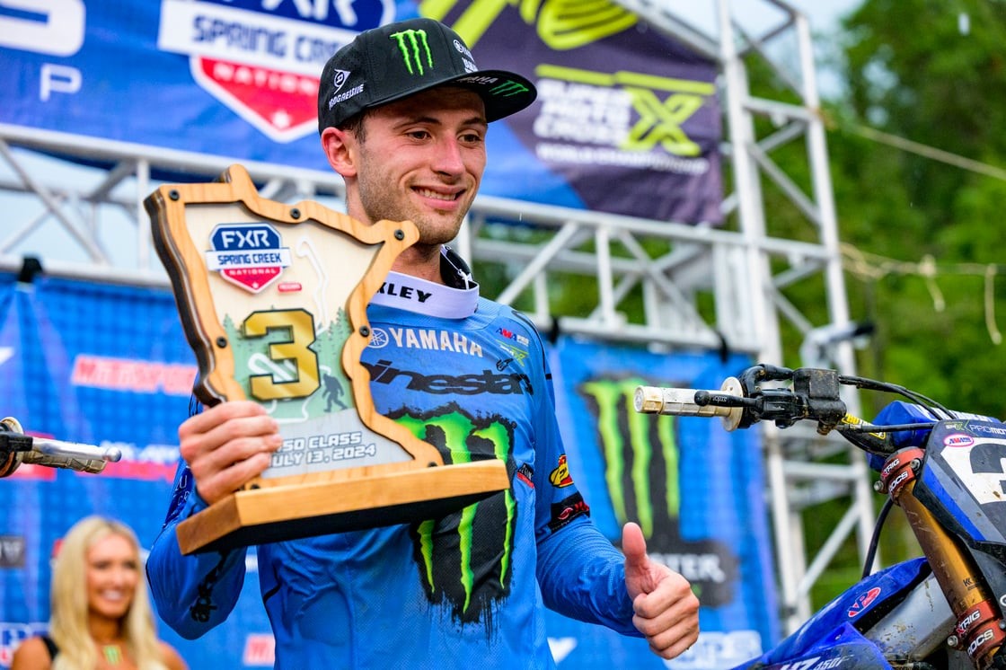 Cooper Returns to 450MX Podium at Spring Creek image