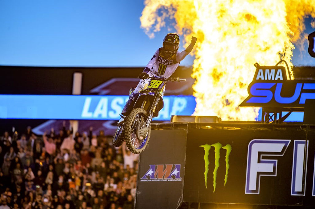 Deegan Wins East/West Showdown at Supercross Season Finale image