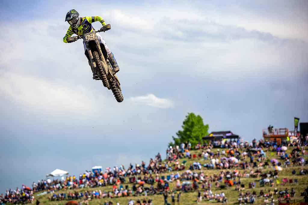 Kayden Minear and Michael Mosiman finished eighth and ninth overall, respectively, while Cole Davies salvaged valuable points with a top-10 result at the Thunder Valley National