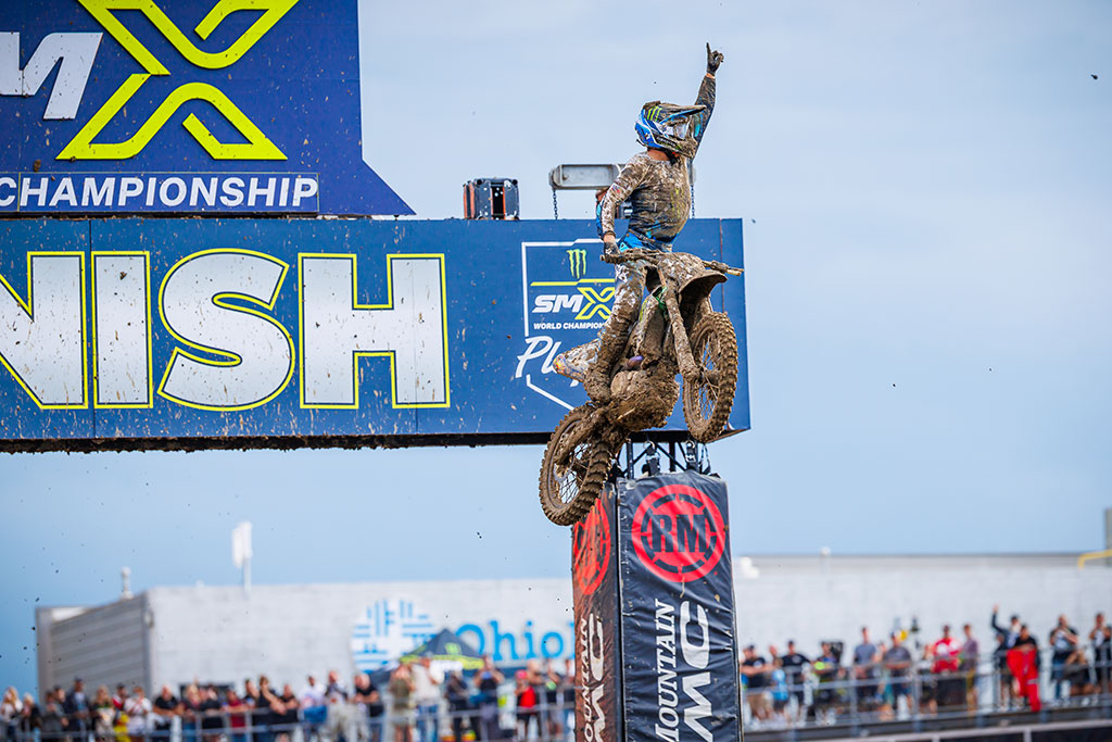 Monster Energy Yamaha Star Racing’s Haiden Deegan tops the podium at SMX Playoff #1 in Ohio with a 1-1 moto score, while Cooper Webb bounces back to finish fourth overall
