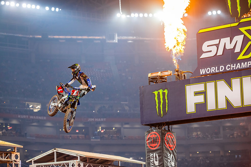 Monster Energy Yamaha Star Racing’s Haiden Deegan continues to raise the bar in the 250SX West Championship, further strengthening his title defense