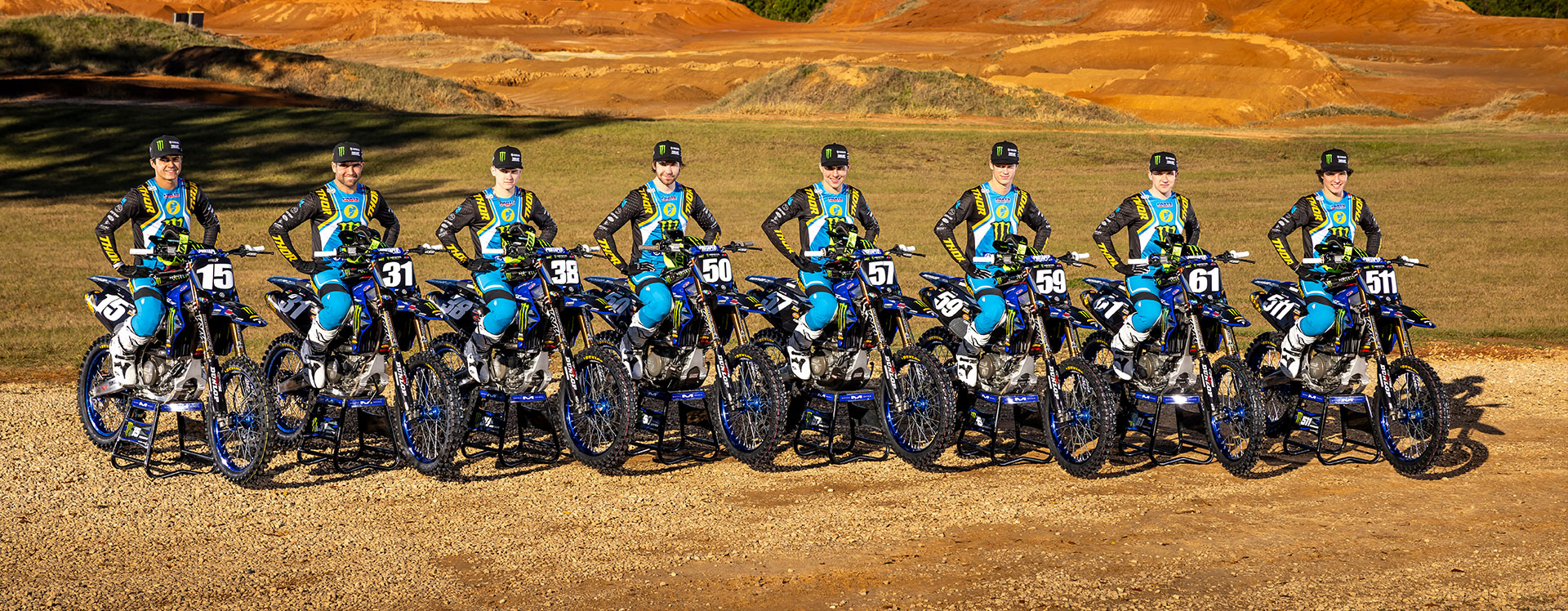 Monster Energy Yamaha Star Racing 250 Team photo