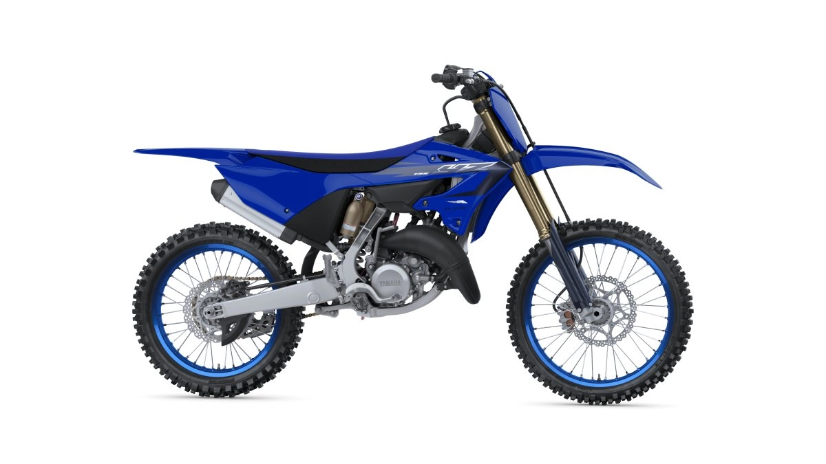 YZ125 Team Yamaha Blue Side Profile